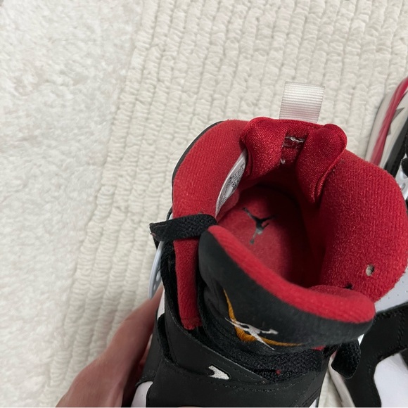 Air Jordan Retro 8 Paprika / Black and White‎ DO 8731-601 Size 6.5 YouTube - Picture 11 of 16